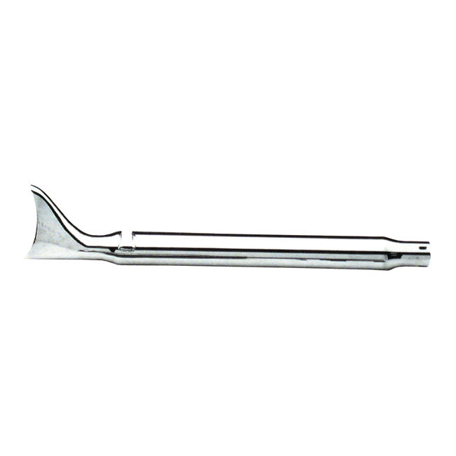 Paughco, Touring Fishtail slip-on muffler. 30" long. Right EXHAUST SLIP-ONS AND MUFFLERS Paughco