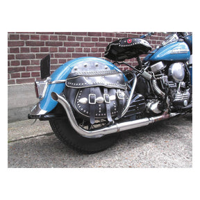 Paughco, High sweep muffler. Right side EXHAUST SLIP-ONS AND MUFFLERS Paughco