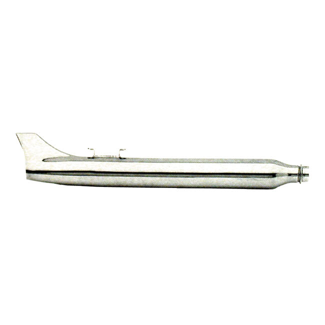 Paughco, Smooth 3" Rocket Fishtail muffler. 31". L&r EXHAUST SLIP-ONS AND MUFFLERS Paughco