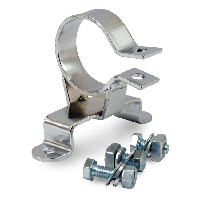 Paughco, 1-7/8" Exhaust hanger bracket. Chrome EXHAUST MOUNT PARTS Paughco