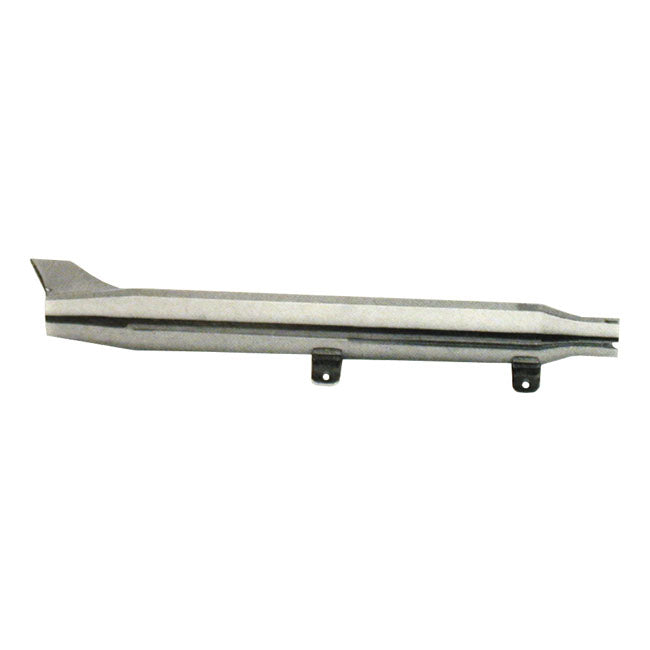 Paughco, Smooth 3" Rocket Fishtail muffler. 31". Right EXHAUST SLIP-ONS AND MUFFLERS Paughco