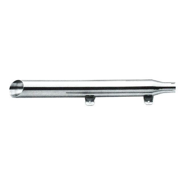 Paughco, 3" Slash-cut Cruiser muffler. 30". Right EXHAUST SLIP-ONS AND MUFFLERS Paughco