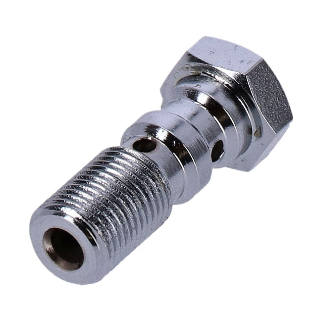Goodridge, 7/16-24 double banjo bolt. Chrome BANJO BOLTS Goodridge