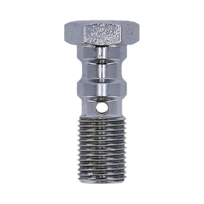 Goodridge, 7/16-24 double banjo bolt. Chrome BANJO BOLTS Goodridge