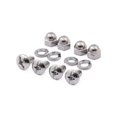 License Plate Mount Kit. Mushroom/Acorn. Chrome License Plate Mount Sets Mcs