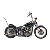 Paughco, Shorty exhaust Goose cut (38"). Chrome Full Exhaust System Paughco