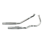 Paughco, Tapered exhaust (38"). Chrome Full Exhaust System Paughco