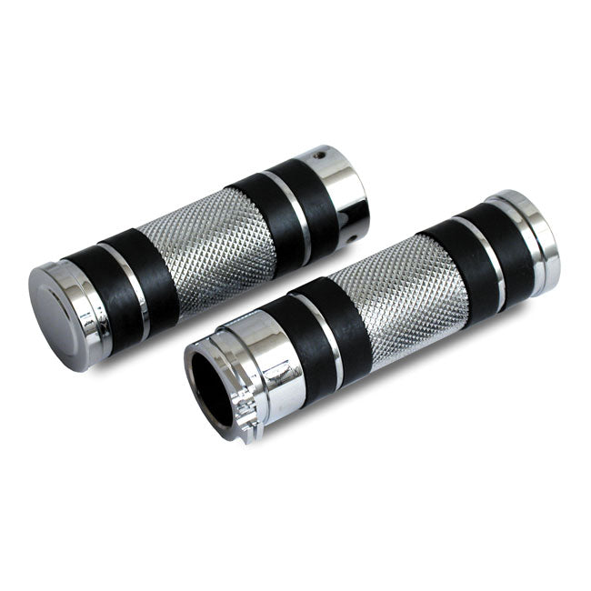 Knurled Handlebar Grip Set Grips Mcs