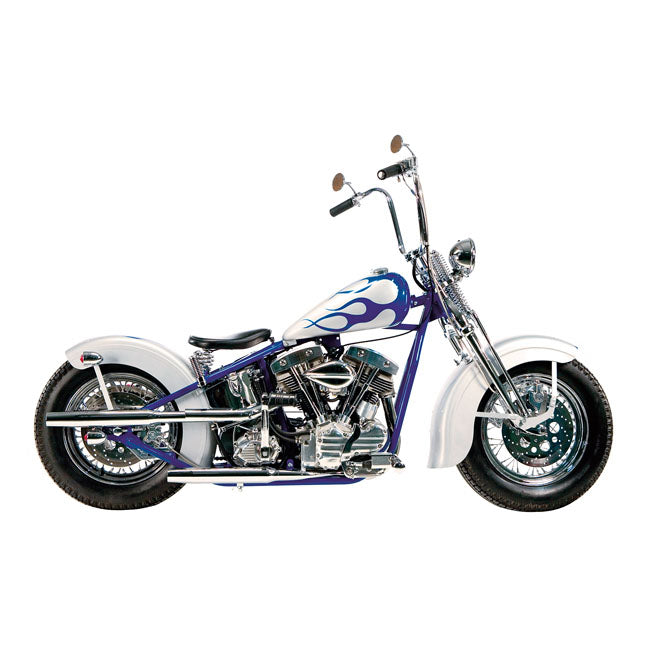 Paughco, Shotgun Tapered exhaust (38"). Chrome Full Exhaust System Paughco
