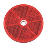 Hella, Reflector. Round. 60mm Diameter. Red Reflectors Mcs