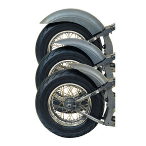 Bk, Stiletto Rear Fender. Short. 270mm Wide. 14" 18" Fender Rear Bk Bk
