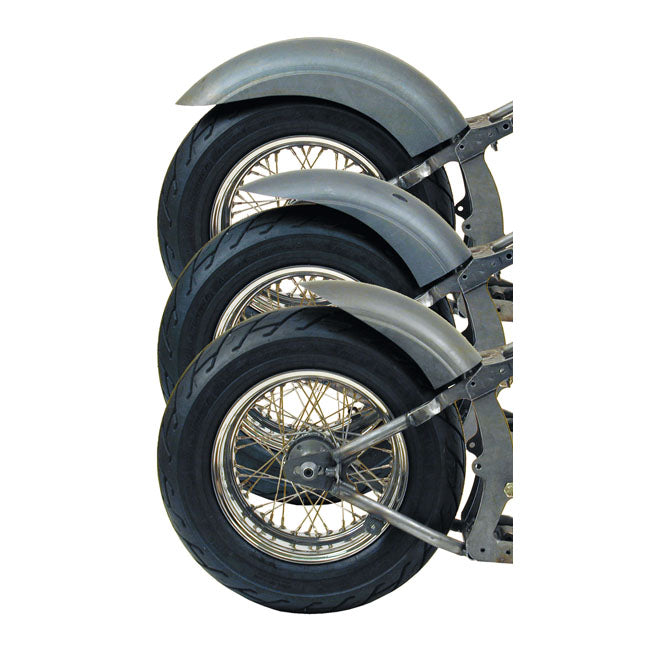Bk, Stiletto Rear Fender. Short. 270mm Wide. 14" 18" Fender Rear Bk Bk