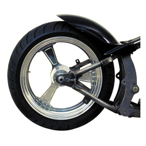 Bk, Stiletto Rear Fender. Short. 270mm Wide. 14" 18" Fender Rear Bk Bk