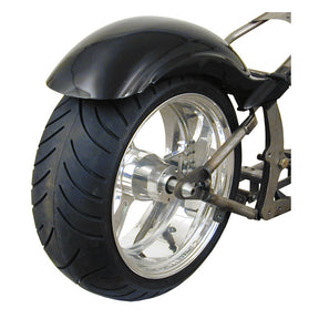 Bk, Stiletto Rear Fender. Long. 270mm Wide. 14" 18" Bk