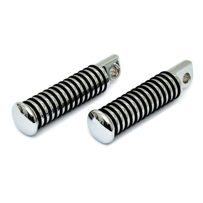 Sundance O Ring Foot Pegs. Small Diameter. H D Male Mount Footpegs Mcs