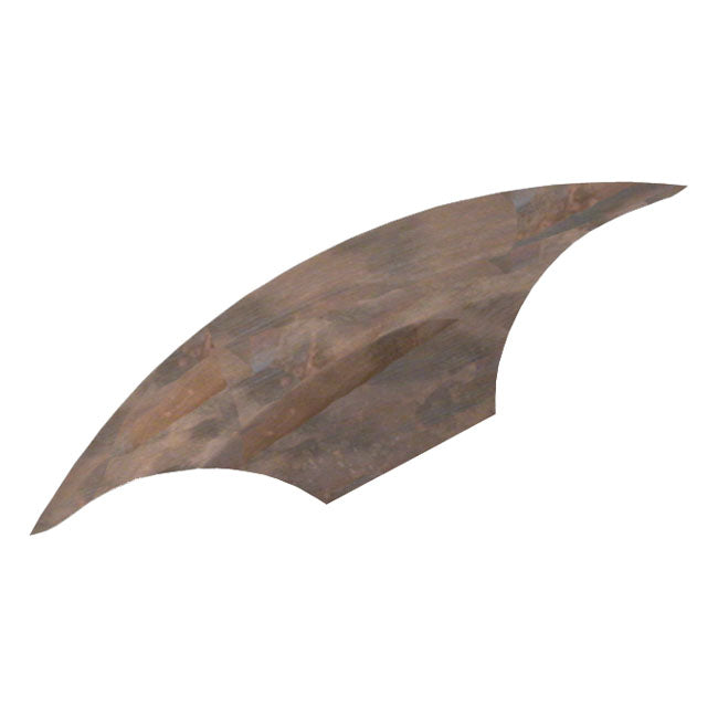 Bk, Dagger Front Fender. 116mm Wide. 16" 21" Fender Front Bk Bk