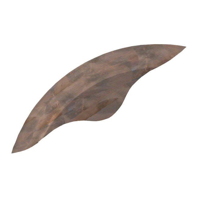 Bk, Bullit Front Fender. 116mm Wide. 16" 21" Bk