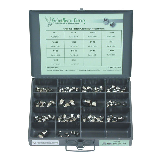 Acorn Nut Assortment Tray Assortment Trays Usa Sizes Gardner Westcott