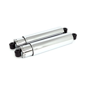 Shock Absorbers 14", Full Cover. Chrome Shock Absorbers Mcs