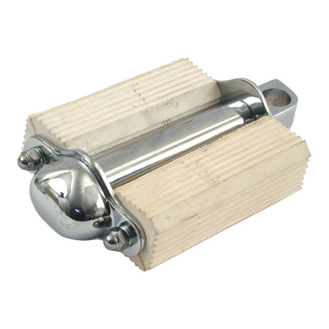 Kick pedal, ''Bicycle style''. White KICKSTART PEDALS Mcs