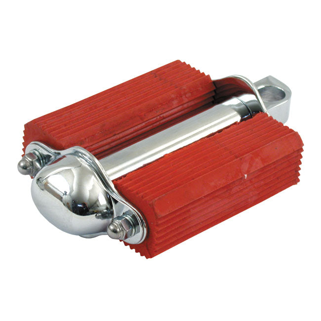 Kick Pedal, ''Bicycle Style''. Red Kickstart Pedals Mcs
