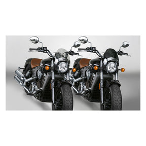 National Cycle Flyscreenr Ls Light Tinted, Chrome Windshield National Cycle