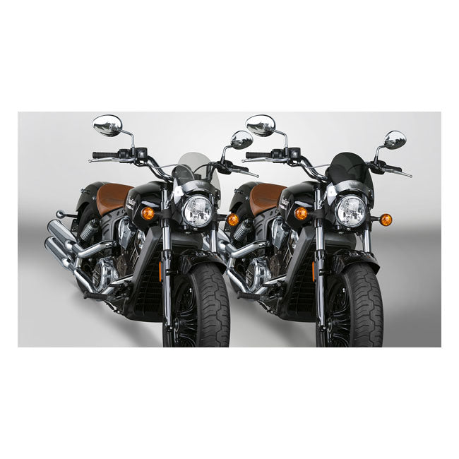National Cycle Flyscreenr Ls Light Tinted, Chrome Windshield National Cycle