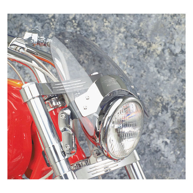 National Cycle Flyscreenr Ls Light Tinted, Chrome Windshield National Cycle