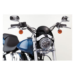 National Cycle Flyscreenr Ls Dark Tinted, Chrome Windshield National Cycle
