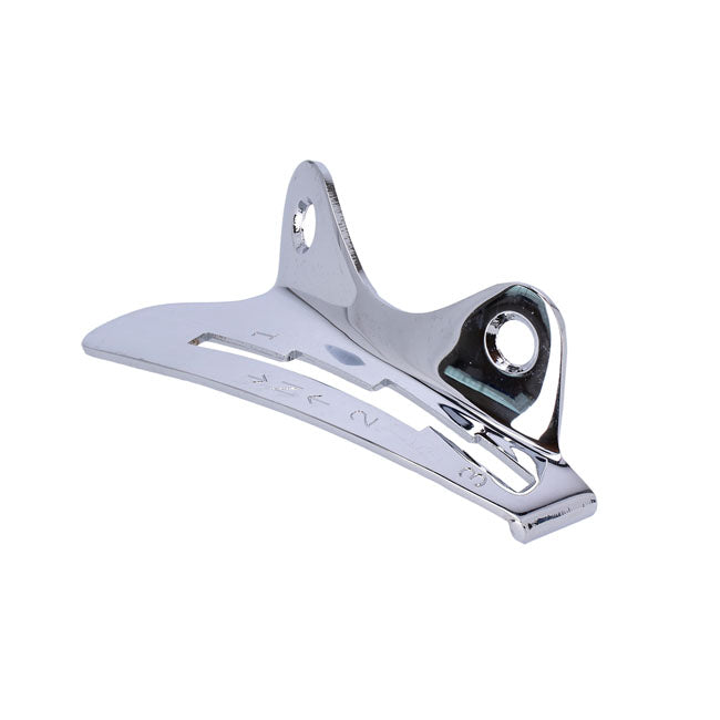 Shifter Lever Guide, 3 Speed. Chrome Shift Lever Guides V Twin Mfg