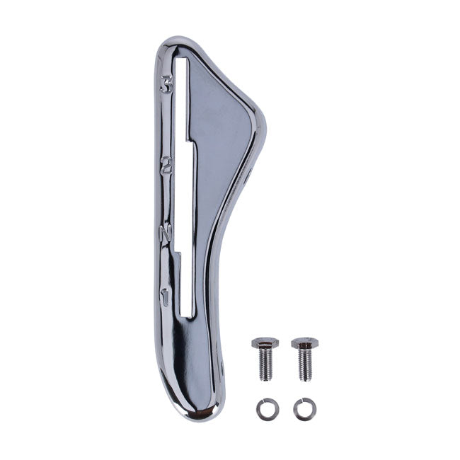Shifter Lever Guide, 3 Speed. Chrome Shift Lever Guides Samwel