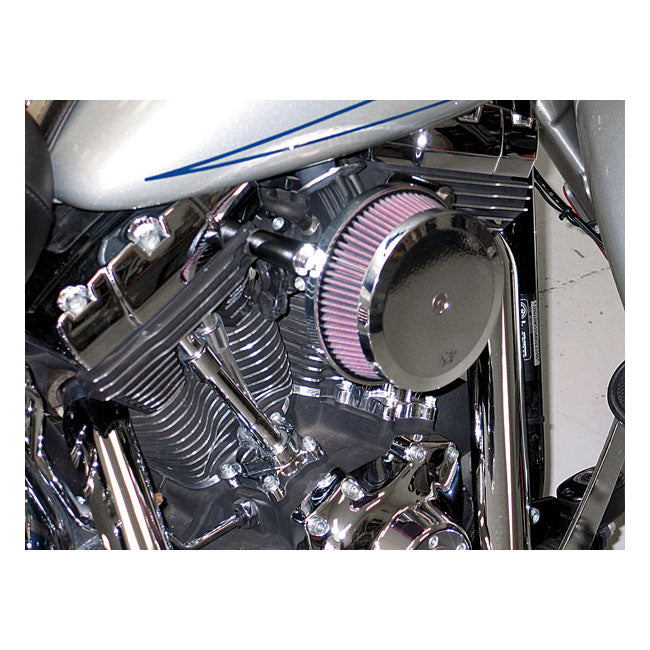 K&N street metal high-flow air intake Hammer, chrome Air Cleaner K&N