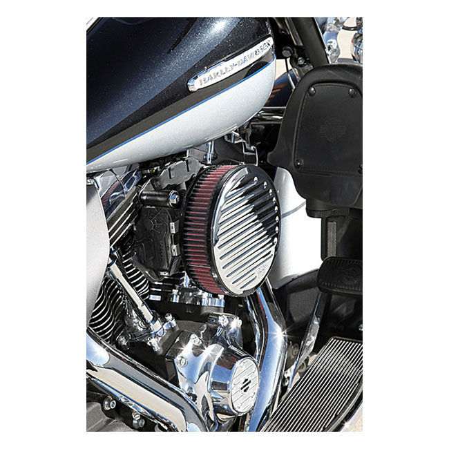 K&N street metal high-flow air intake Grind, chrome Air Cleaner K&N
