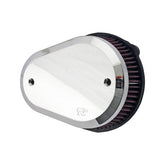 K&N street metal high-flow air intake Flare, chrome Air Cleaner K&N