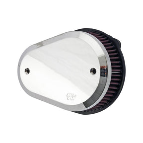 K&N street metal high-flow air intake Flare, chrome Air Cleaner K&N