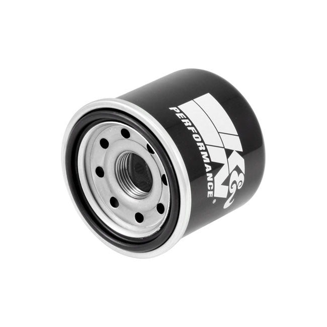 K&N, spin-on oil filter with top nut. Black OIL FILTERS K&N