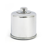 K&N, spin-on oil filter with top nut. Chrome OIL FILTERS K&N