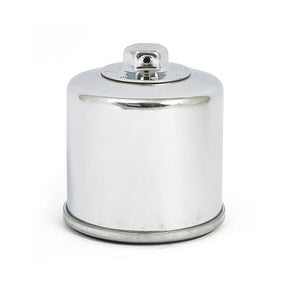 K&N, spin-on oil filter with top nut. Chrome OIL FILTERS K&N
