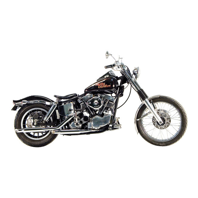 Paughco, Shorty exhaust (38"). Chrome Full Exhaust System Paughco