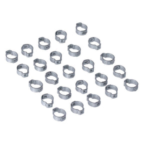 Crimp Hose Clamp, 17/32" (13.5mm) Id. Zinc Hose Clamps Mcs