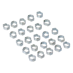 Crimp Hose Clamp, 7/16 (11.18mm) Id. Zinc Hose Clamps Mcs
