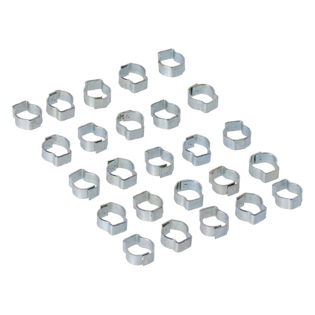 Crimp Hose Clamp, 7/16 (11.18mm) Id. Zinc Hose Clamps Mcs