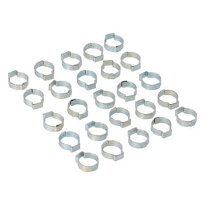 Crimp Hose Clamp, 11/16 (17.53mm) Id. Zinc Hose Clamps Mcs