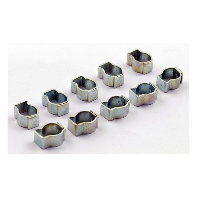 Crimp Hose Clamp, 1/4 (6.35mm) Id. Stainless Hose Clamps Mcs