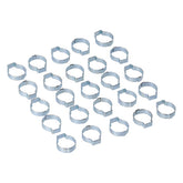 Crimp Hose Clamp, 13/16 (20.57mm) Id. Zinc Hose Clamps Mcs