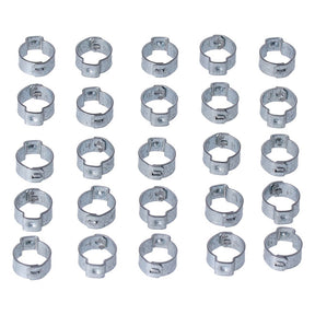 Crimp Hose Clamp, 1/2 (12.70mm) Id. Zinc Hose Clamps Mcs