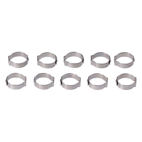 Crimp Hose Clamp, 3/4 (19.05mm) Id. Stainless Hose Clamps Mcs