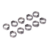 Crimp Hose Clamp, 5/8 (16.00mm) Id. Stainless Hose Clamps Mcs