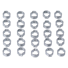 Crimp Hose Clamp, 5/8 (16.00mm) Id. Zinc Hose Clamps Mcs