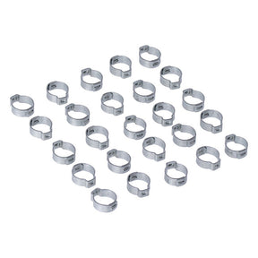Crimp Hose Clamp, 5/8 (16.00mm) Id. Zinc Hose Clamps Mcs